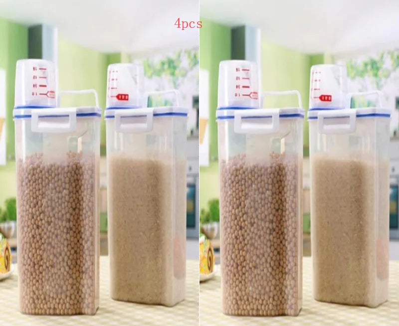Grain Storage Container with Cup
