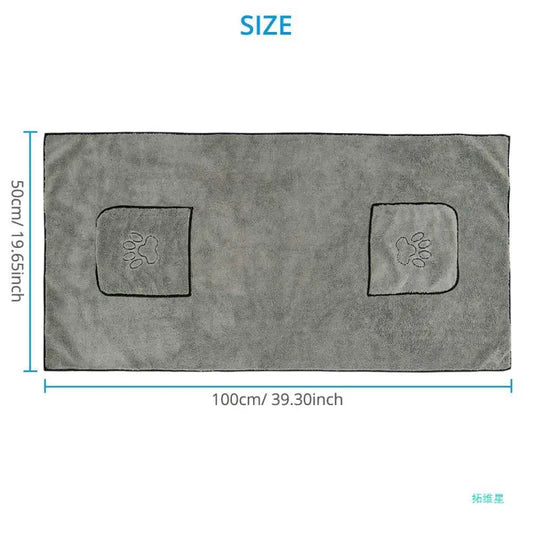 Dog Bathrobe Towel