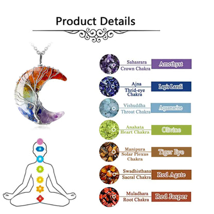 Tree of Life Moon Pendant