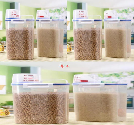 Grain Storage Container with Cup